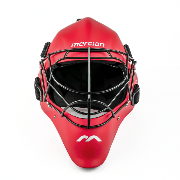 Mercian Genesis Hockey Helmet ‚ Fibreglass Shell, Cats-Eye Grill, Superior Protection
